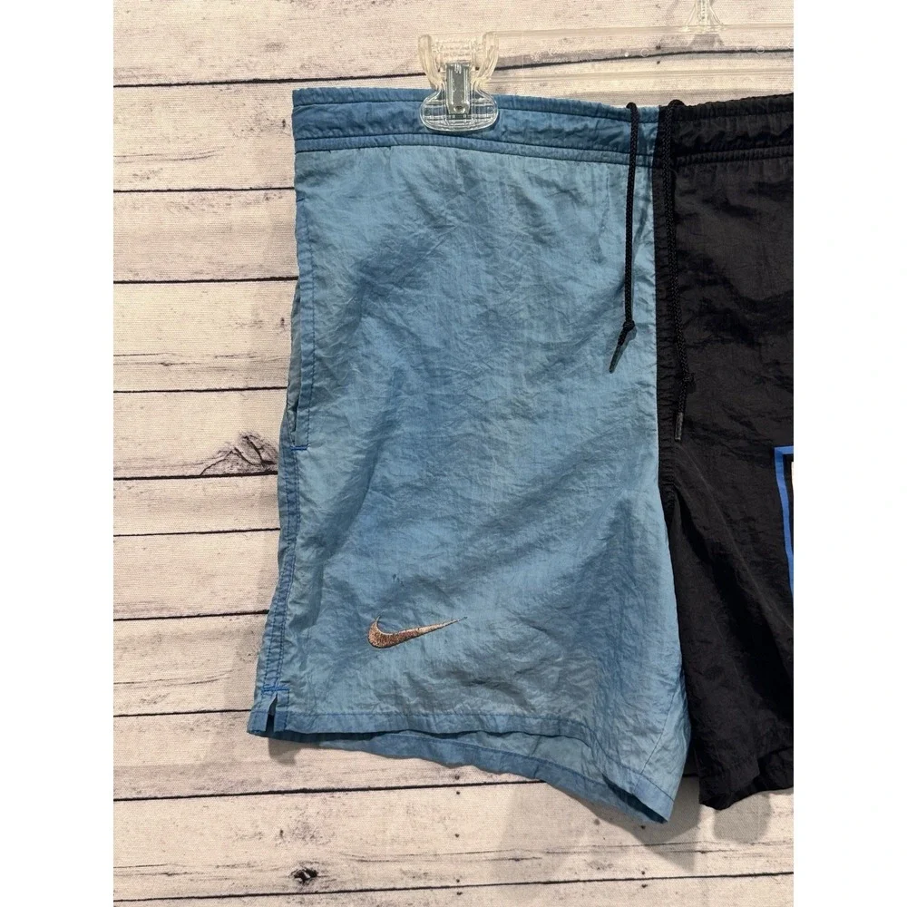 Vintage Nike Swim Short Trunk Youth Boys Size S (8) Spellout 80s 90s White Tag